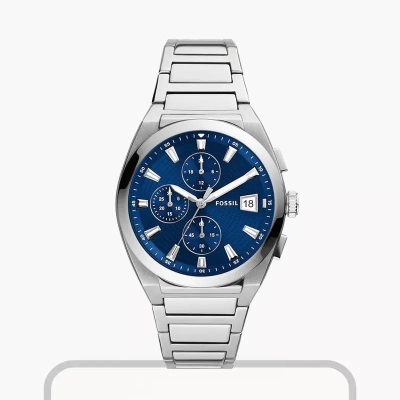 Fossil  Everett Chronograph Blue Dial Men’s Watch | FS5795